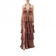 Abito S00877 donna BABYLON Bronzo