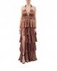 Abito S00877 donna BABYLON Bronzo Abito S00877 donna BABYLON Bronzo
