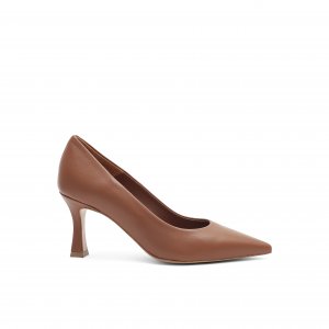 Decollette L0628N donna BIANCA DI Cuoio