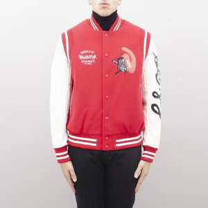 Giacca college 23IDS53773 uomo DISCLAIMER Rosso