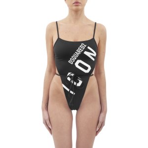 Costume intero D6BQ23360 donna DQUARED Nero