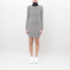 Abito in maglia AM98B36E2 donna ELISABETTA FRANCHI Nero-Burro
