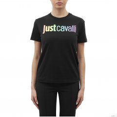 T-shirt 74PBHG00 CJ300 donna JUST CAVALLI Nero