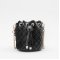 Mini Secchiello 132M-SS-534-VEL LA CARRIE donna Nero