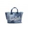 Borsa mare Vanity Patch Denim Patchwork MC2 SAINT BARTH donna Denim