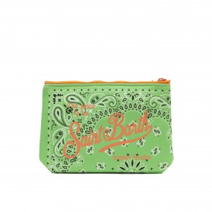 Pochette Aline Sponge Bandanna Round 75 MC2 SAINT BARTH Verde fluo