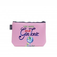 Pochette Aline Sponge Drink Gin 21 MC2 SAINT BARTH Rosa