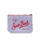 Pochette Aline Sponge Terry Embossed Check 2442 MC2 SAINT BARTH Glicine