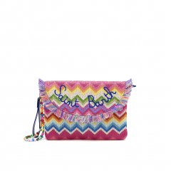 Pochette Straw Handbag V Multic 77 Emb MC2 SAINT BARTH donna Multicolore