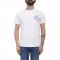 T-shirt MC2 Saint Barth T-Shirt Man Emb Sun Barth Surfer 01N uomo Bianco