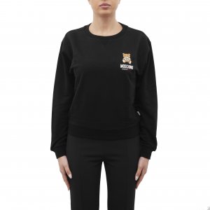 Felpa V6A1788 donna MOSCHINO Nero