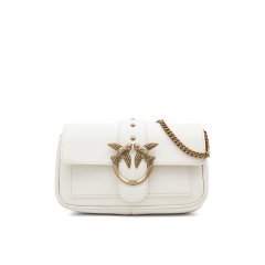 Tracollina Love One Pocket C Vitello Seta 100061 donna PINKO Avorio