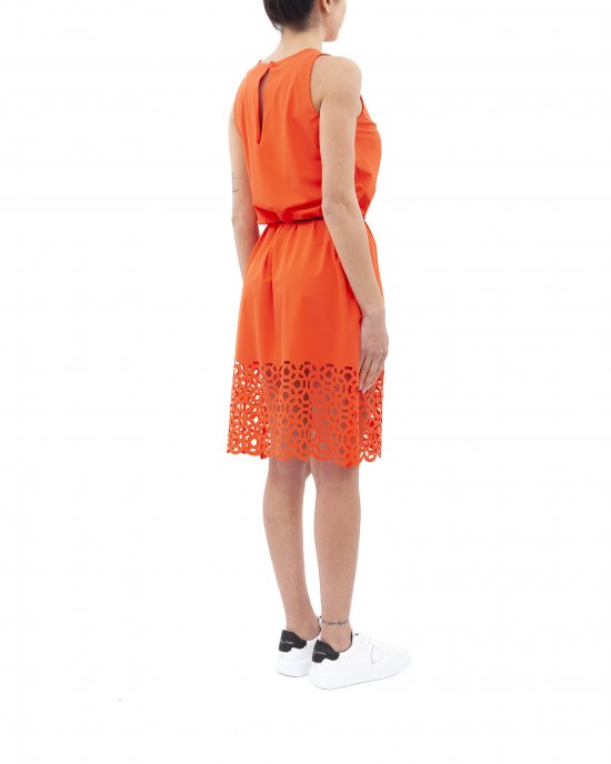 Abito 23665 donna RRD Arancione Abito 23665 donna RRD Arancione