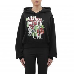 Felpa 74HAIF03 CF02F donna VERSACE Nero