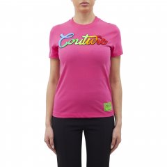 T-shirt 74HAHI06 CJ00l donna VERSACE Fuxia
