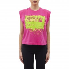 T-shirt 74HAHY02 CJ00Y donna VERSACE Fuxia