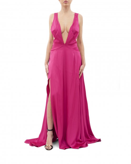 Abito WW28117 donna WHITE WISE Fuxia Abito WW28117 donna WHITE WISE Fuxia