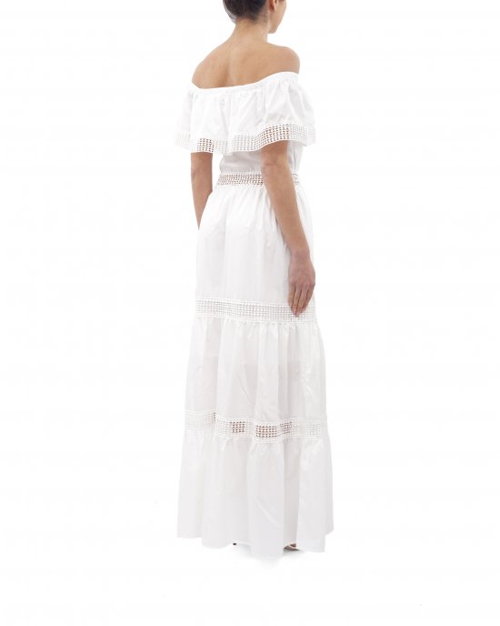 Abito WW28213 WHITE WISE donna Bianco Abito WW28213 WHITE WISE donna Bianco