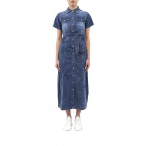 Abito WW28659 donna WHITE WISE Blu denim