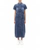 Abito WW28659 donna WHITE WISE Blu denim Abito WW28659 donna WHITE WISE Blu denim