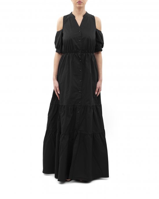 Abito WW28816 donna WHITE WISE Nero Abito WW28816 donna WHITE WISE Nero
