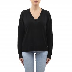Maglioncino WW28061 donna WHITE WISE Nero