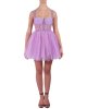 Abito Elisabetta Franchi donna AB06713E2, ti ta unita in lurex, gonnellina a palloncino, scollo a cuore con coppe, chiusura sul retro con zip invisibile. Lavanda Abito Elisabetta Franchi donna AB06713E2, ti ta unita in lurex, gonnellina a palloncino, scollo a cuore con coppe, chiusura sul retro con zip invisibile. Lavanda