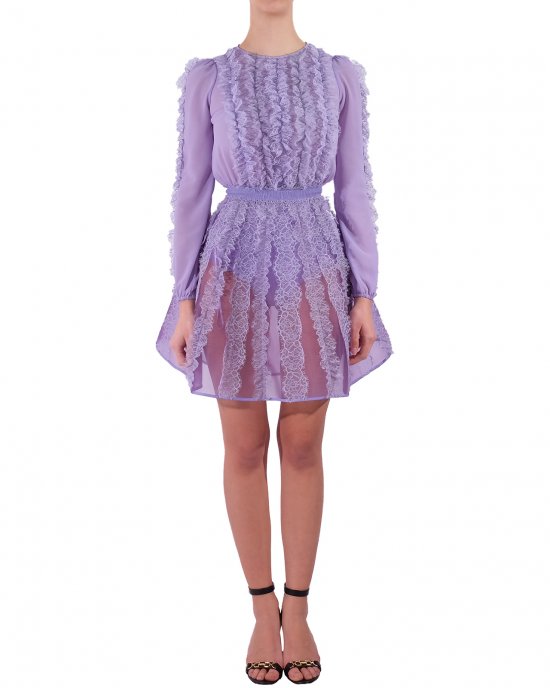 Abito ELISABETTA FRANCHI donna AB06911E2 Lavanda Abito ELISABETTA FRANCHI donna AB06911E2 Lavanda