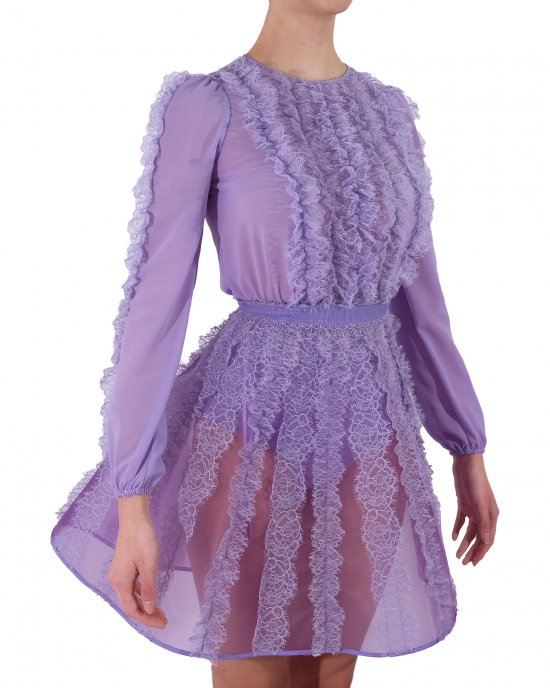 Abito ELISABETTA FRANCHI donna AB06911E2 Lavanda Abito ELISABETTA FRANCHI donna AB06911E2 Lavanda