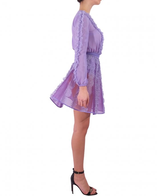 Abito ELISABETTA FRANCHI donna AB06911E2 Lavanda Abito ELISABETTA FRANCHI donna AB06911E2 Lavanda