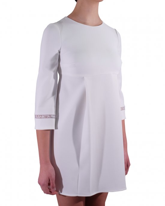 Abito ELISABETTA FRANCHI donna AB95111E2 Bianco Abito ELISABETTA FRANCHI donna AB95111E2 Bianco