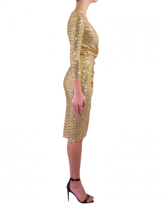 Abito ELISABETTA FRANCHI donna oro AB00111E2 Oro Abito ELISABETTA FRANCHI donna oro AB00111E2 Oro
