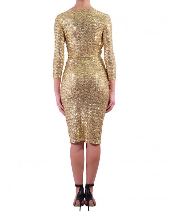 Abito ELISABETTA FRANCHI donna oro AB00111E2 Oro Abito ELISABETTA FRANCHI donna oro AB00111E2 Oro