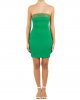 Abito Pinko donna, tubino, scollo a fascia, con strass, corto, chiusura con zip sul retro. Verde Abito Pinko donna, tubino, scollo a fascia, con strass, corto, chiusura con zip sul retro. Verde