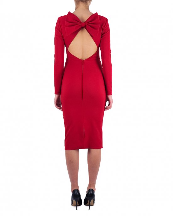 Abito AB00816E2 donna Elisabetta Franchi midi Rosso Abito AB00816E2 donna Elisabetta Franchi midi Rosso