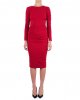 Abito AB00816E2 donna Elisabetta Franchi midi Rosso Abito AB00816E2 donna Elisabetta Franchi midi Rosso