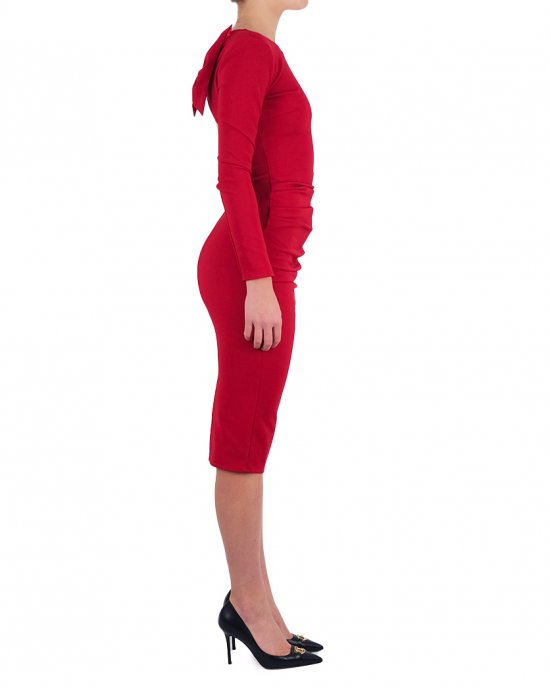 Abito AB00816E2 donna Elisabetta Franchi midi Rosso Abito AB00816E2 donna Elisabetta Franchi midi Rosso