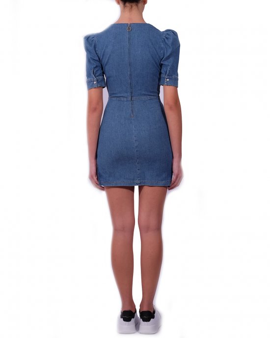 Abito GAELLE donna in denim GBD8979 Blu denim Abito GAELLE donna in denim GBD8979 Blu denim