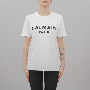 T-shirt YF1EF000 donna BALMAIN Bianco