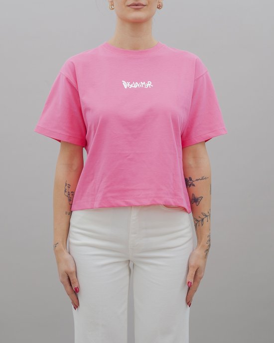 T-shirt 24EDS54303 donna DISCLAIMER Rosa
