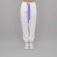 Pantalone in felpa 24EDS54359 donna DISCLAIMER Bianco