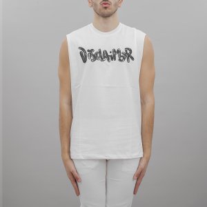 T-shirt 24EDS54249 uomo DISCLAIMER Bianco