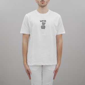T-shirt 24EDS54276 uomo DISCLAIMER Bianco