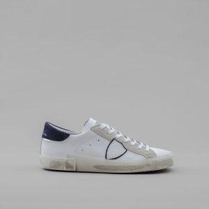 Sneakers PRLU VX22 Prsx Low Man uomo PHILIPPE MODEL Bianco-Blu