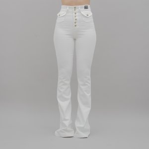 Jeans 76HAB5F0 EW015SW0 donna VERSACE Bianco