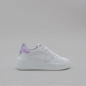 Sneakers BJLD VDD1 Tres Temple Low Woman donna PHILIPPE MODEL Bianco-Denim