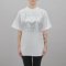 T-shirt 24EDS54337 donna DISCLAIMER Bianco-Argento
