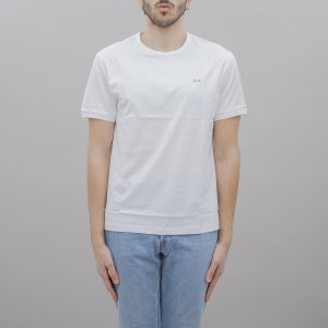 T-shirt T34129 uomo SUN68 Bianco