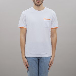 T-shirt T34124 uomo SUN68 Bianco