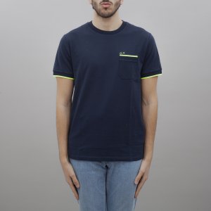 T-shirt T34124 uomo SUN68 Navy Blue